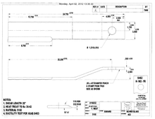 Load image into Gallery viewer, BUSH HOG 462BH 24-3/4 CCW (LEFT HAND) ROTARY CUTTER BLADE