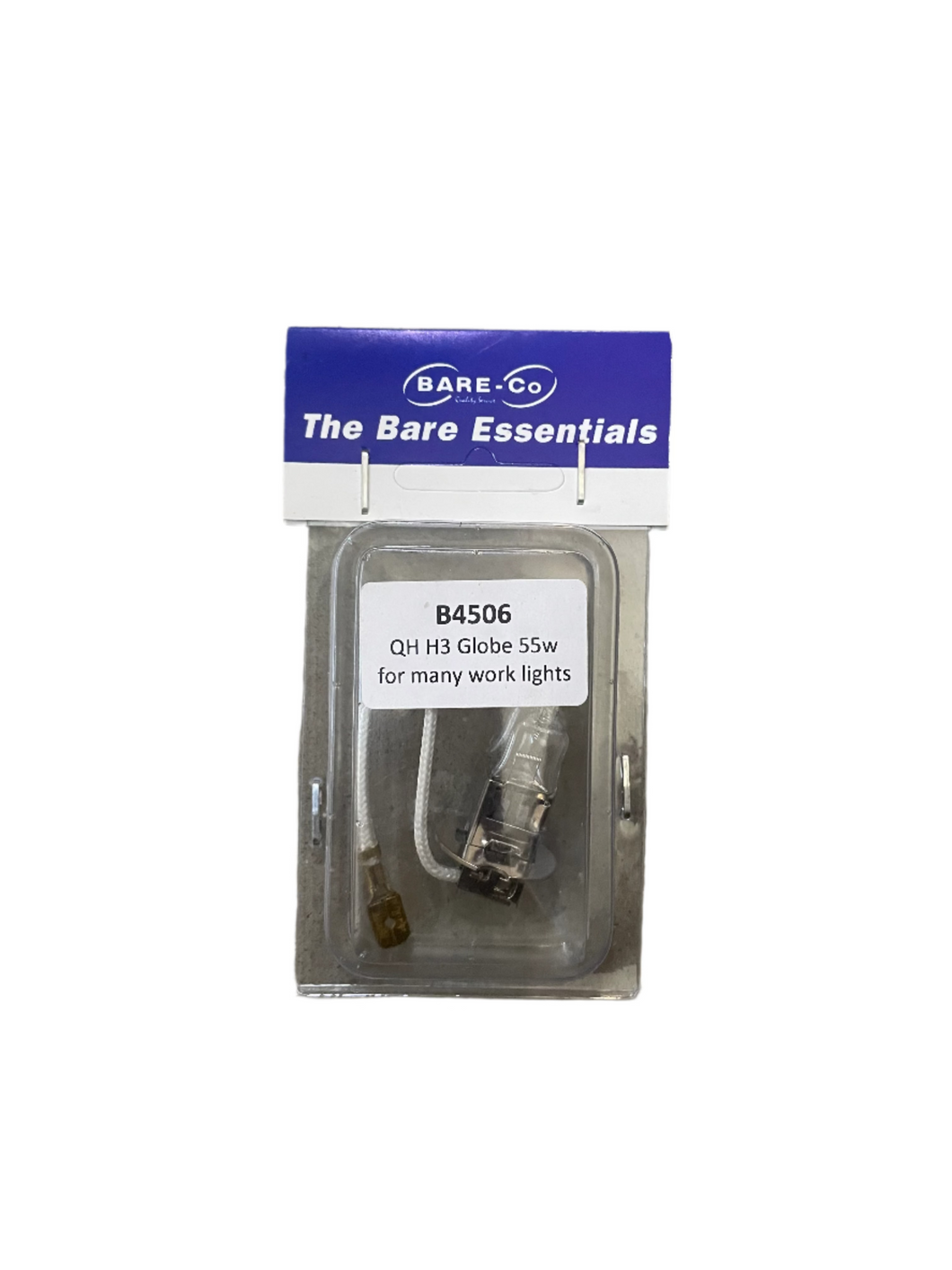 Bare-Co B4506 QH H3 12V 55W Halogen Work Light Globe – PK22s Base
