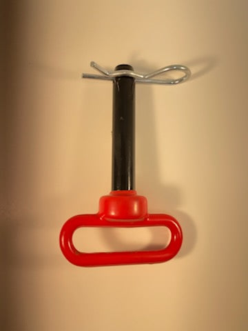 Red Handle Hitch Pin  1 x 4 1/2